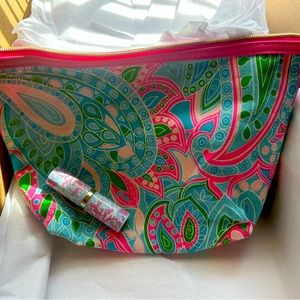 Estée Lauder Limited Edition Lipstick and Cosmetics Bag